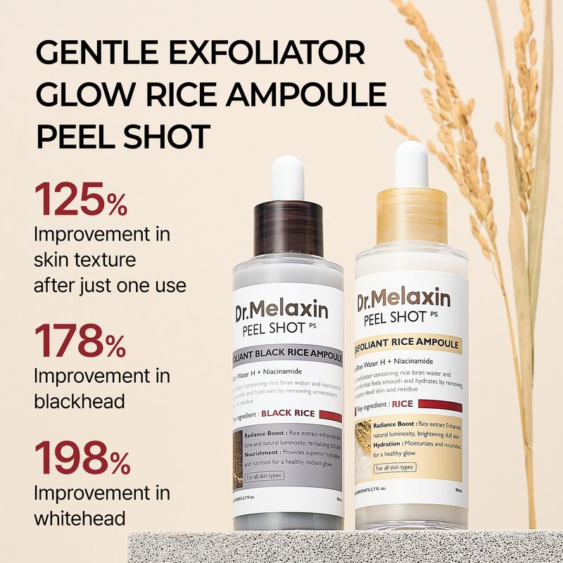 Dr.Melaxin Peel Shot Ampoule Duo (white+black)